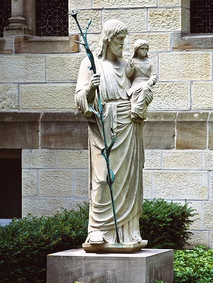 Der Heilige Joseph  ist Schutzpatron des  Klosters Gerleve